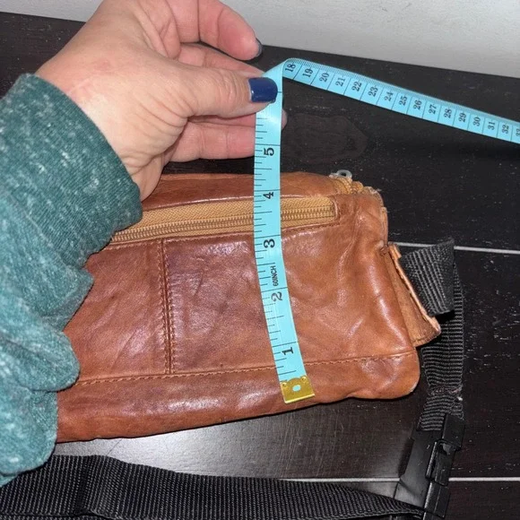 Genuine Leather Fanny Pack | Bum Bag | Cross Body | BOSS | Adjustable Strap - Picture 9 of 10